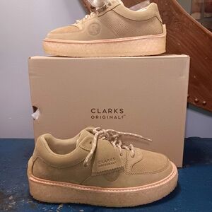 Clarks Originals Beige Sneakers